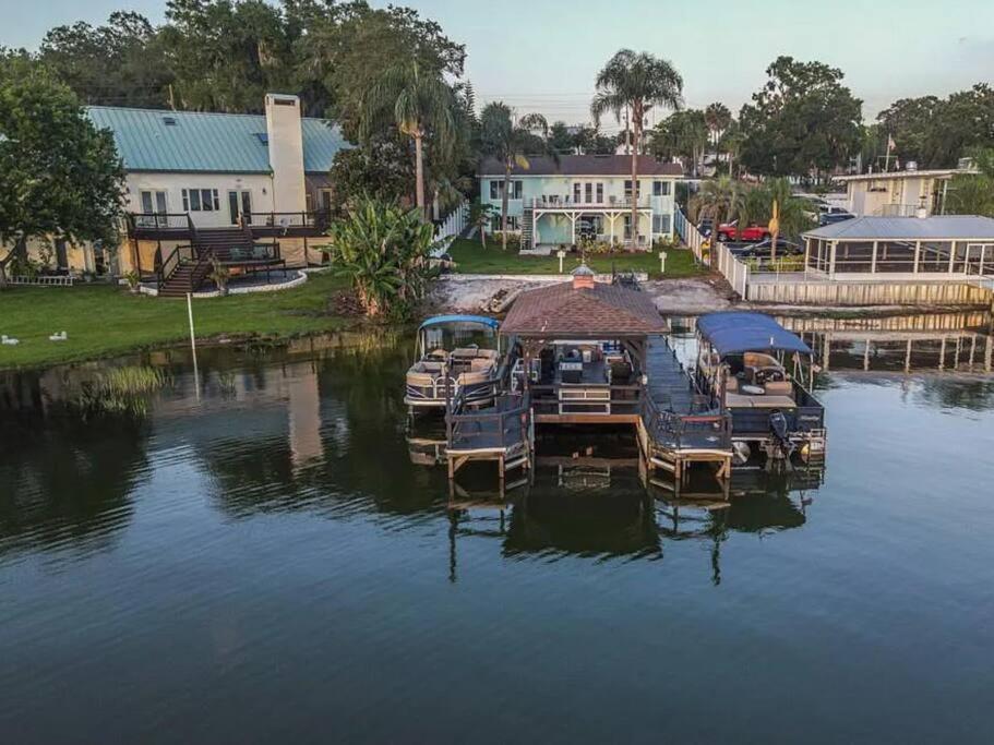 Lakefront Duplex With Pontoon Boat 2 Bedroom Home Mount Dora Exterior foto